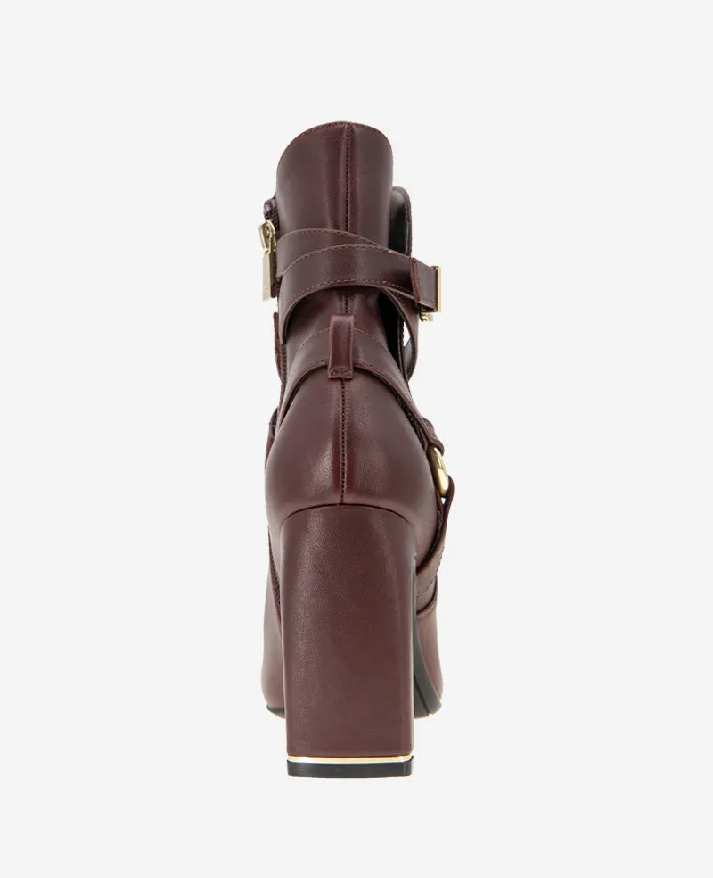 Nellie Leather Buckle Heel Bootie sold by Kenneth Cole product image thumbnail 3