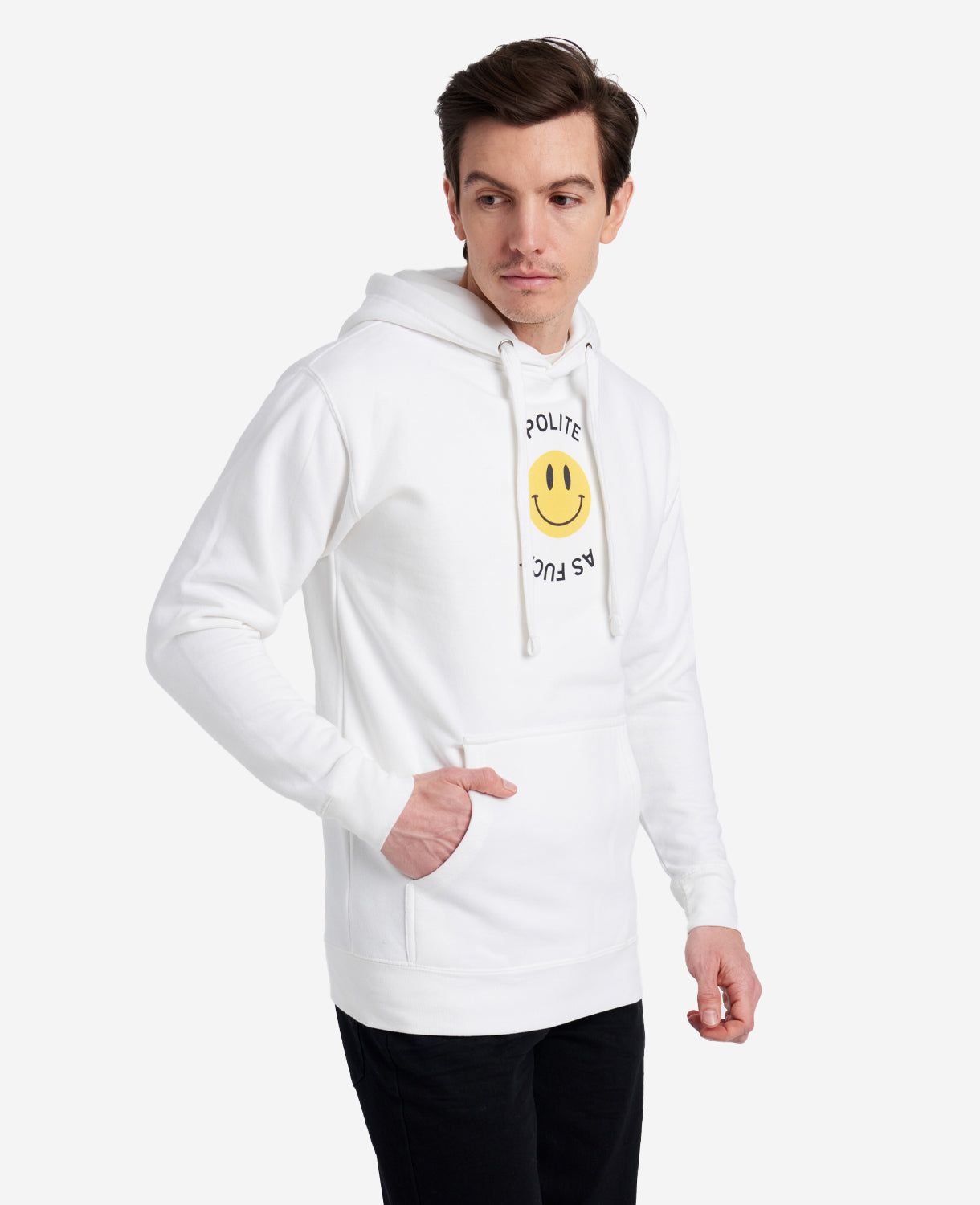 Site Exclusive! Polite As Fuck Hoodie Sweatshirt sold by Kenneth Cole product image thumbnail 3