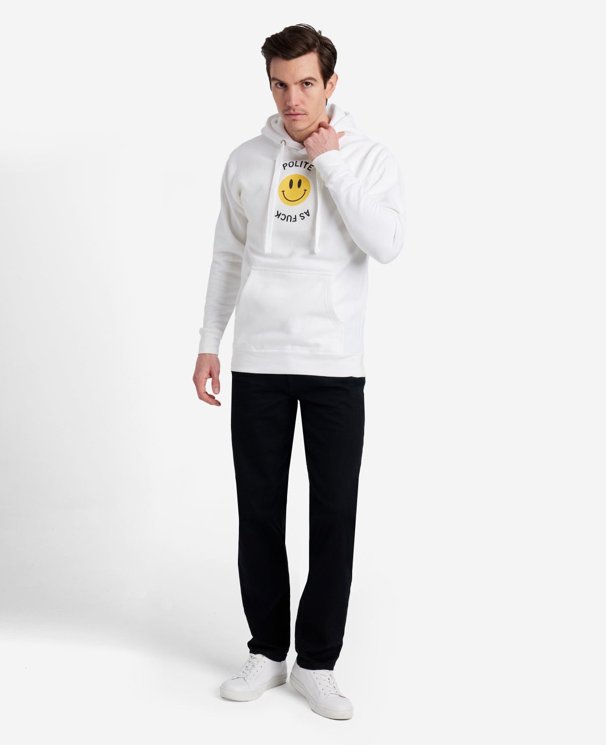 Site Exclusive! Polite As Fuck Hoodie Sweatshirt sold by Kenneth Cole product image thumbnail 4