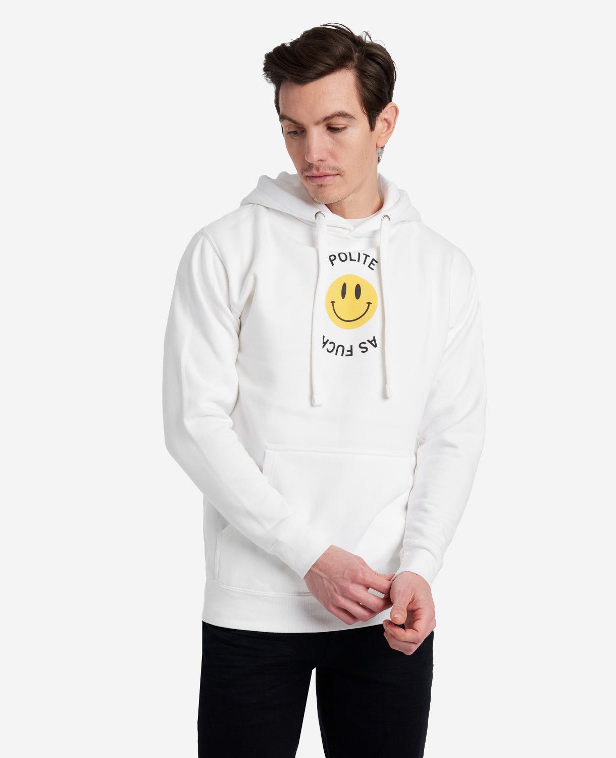 Site Exclusive! Polite As Fuck Hoodie Sweatshirt sold by Kenneth Cole product image thumbnail 5