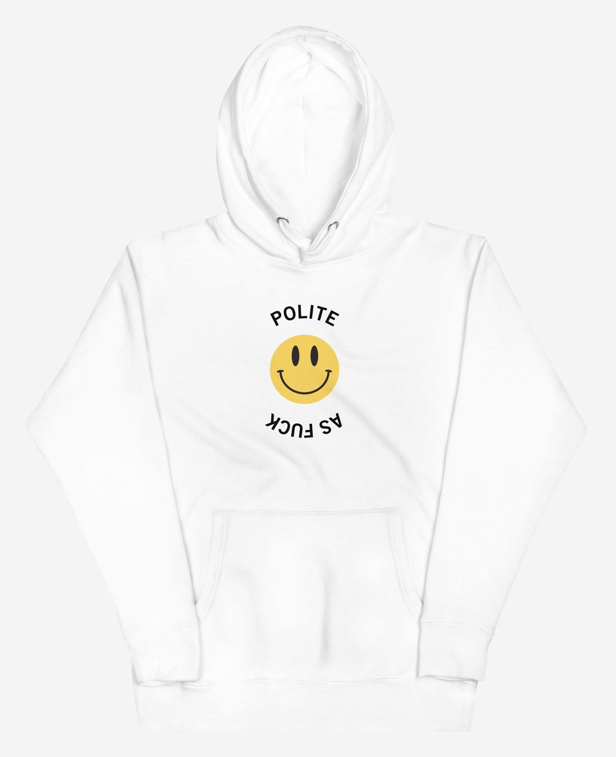 Site Exclusive! Polite As Fuck Hoodie Sweatshirt sold by Kenneth Cole