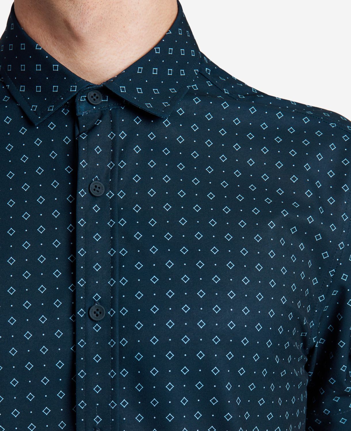 Stretch Short Sleeve Button-Down Shirt sold by Kenneth Cole product image thumbnail 3