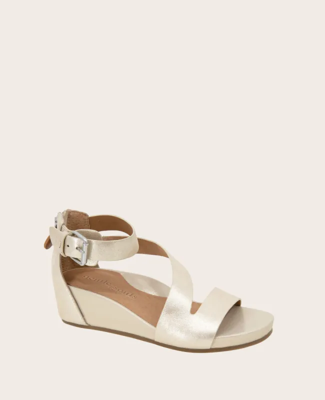 GENTLE SOULS - Gwen Leather Wedge Sandal sold by Kenneth Cole