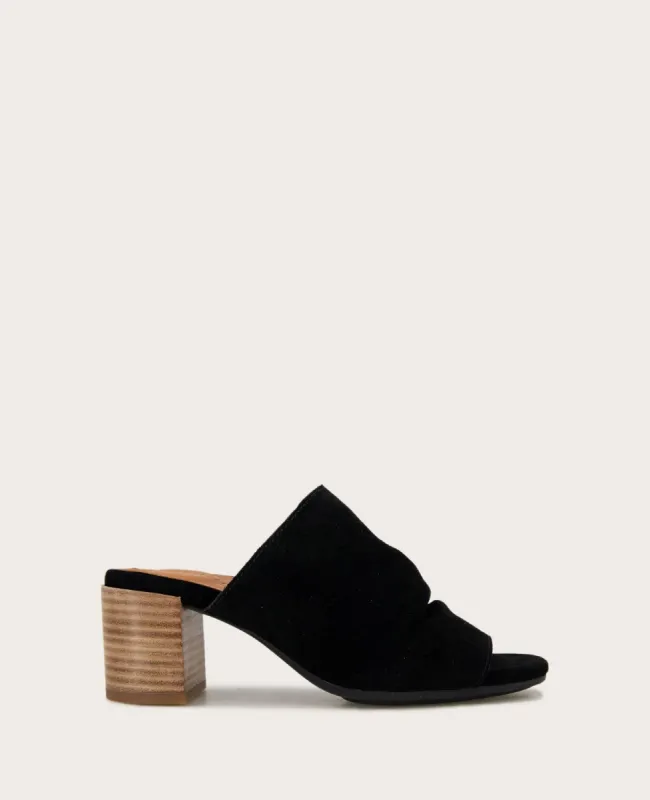 Chas Suede Heeled Mule Sandal sold by Kenneth Cole