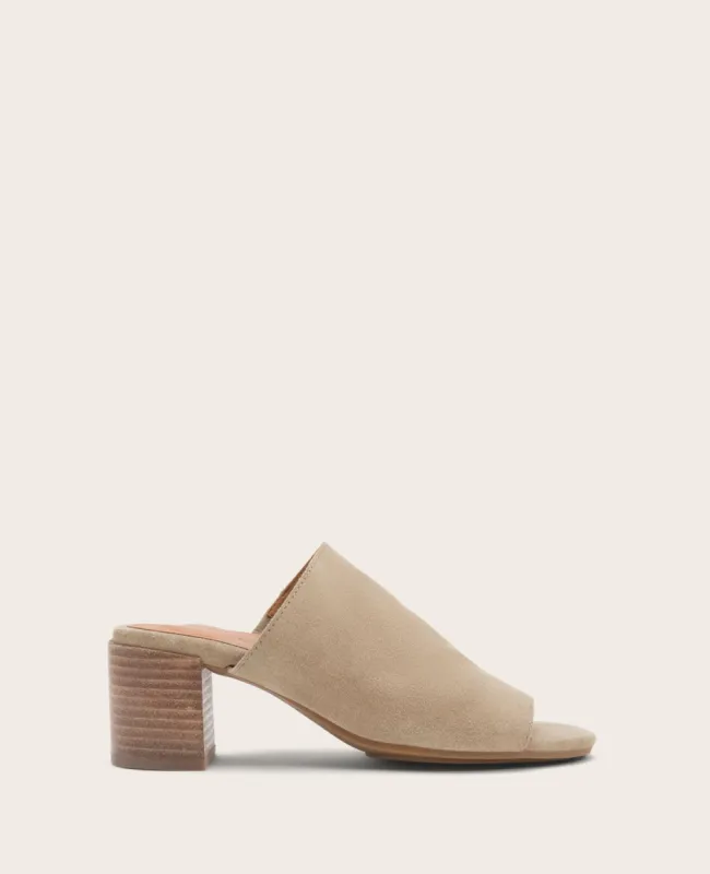 Chas Suede Heeled Mule Sandal sold by Kenneth Cole