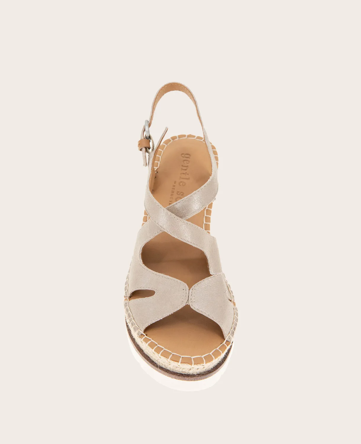 GENTLE SOULS - Elise Leather Espadrille Wedge sold by Kenneth Cole product image thumbnail 4