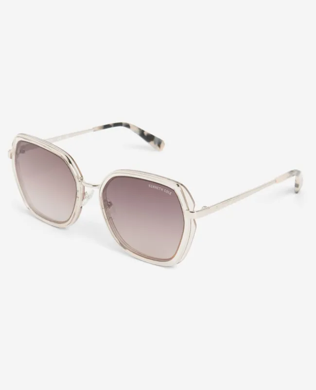 Metal Geometric Sunglasses sold by Kenneth Cole