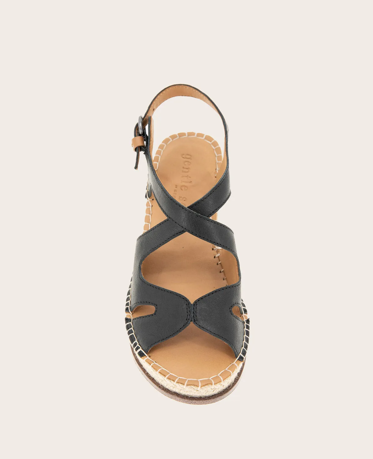 GENTLE SOULS - Elise Leather Espadrille Wedge sold by Kenneth Cole product image thumbnail 4