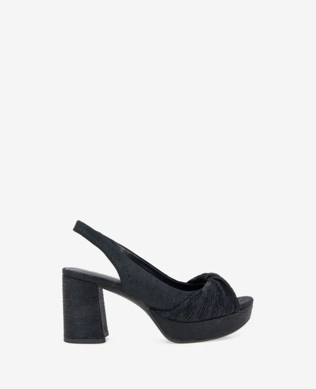 Rylee Metallic Slingback Platform Heeled Sandal sold by Kenneth Cole