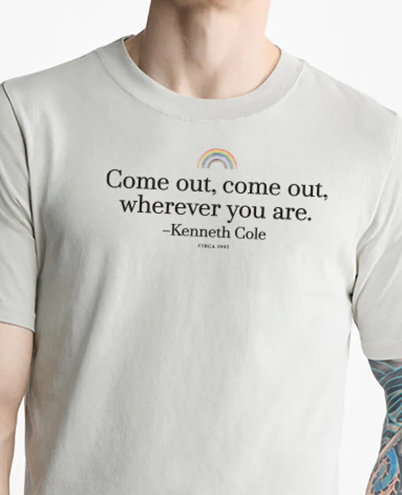 Men's COME OUT Regular Tee sold by Kenneth Cole product image thumbnail 2