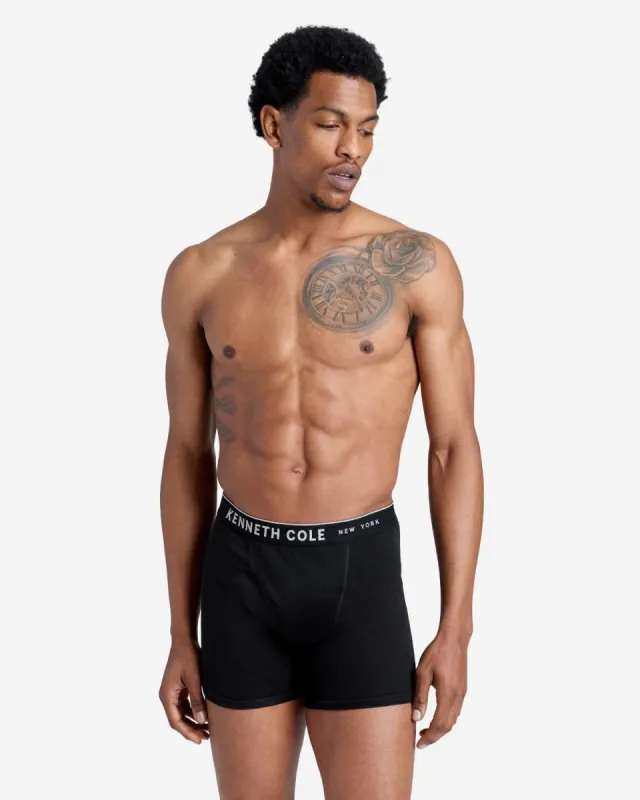 100% Premium Cotton Boxer Briefs 3-Pack sold by Kenneth Cole