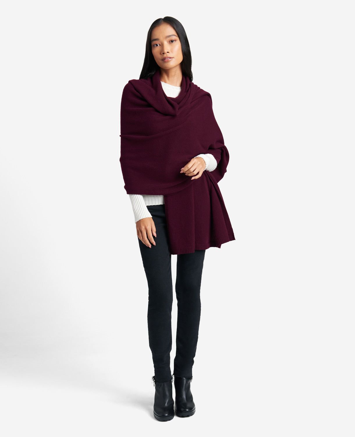 Site Exclusive! Pure Cashmere Multi-Wear Wrap sold by Kenneth Cole