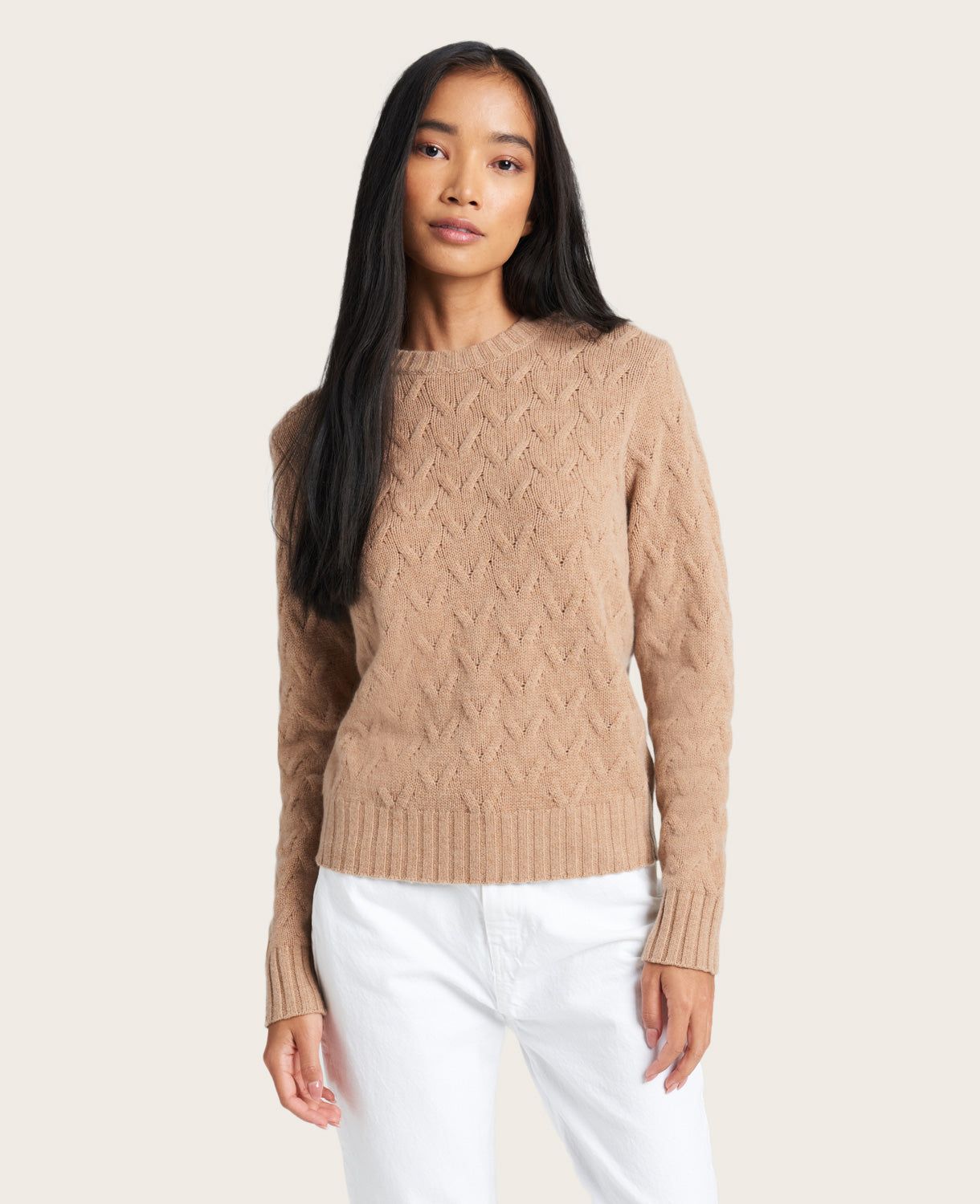 GENTLE SOULS - Site Exclusive! Cable-Knit Cashmere Sweater sold by Kenneth Cole product image thumbnail 4
