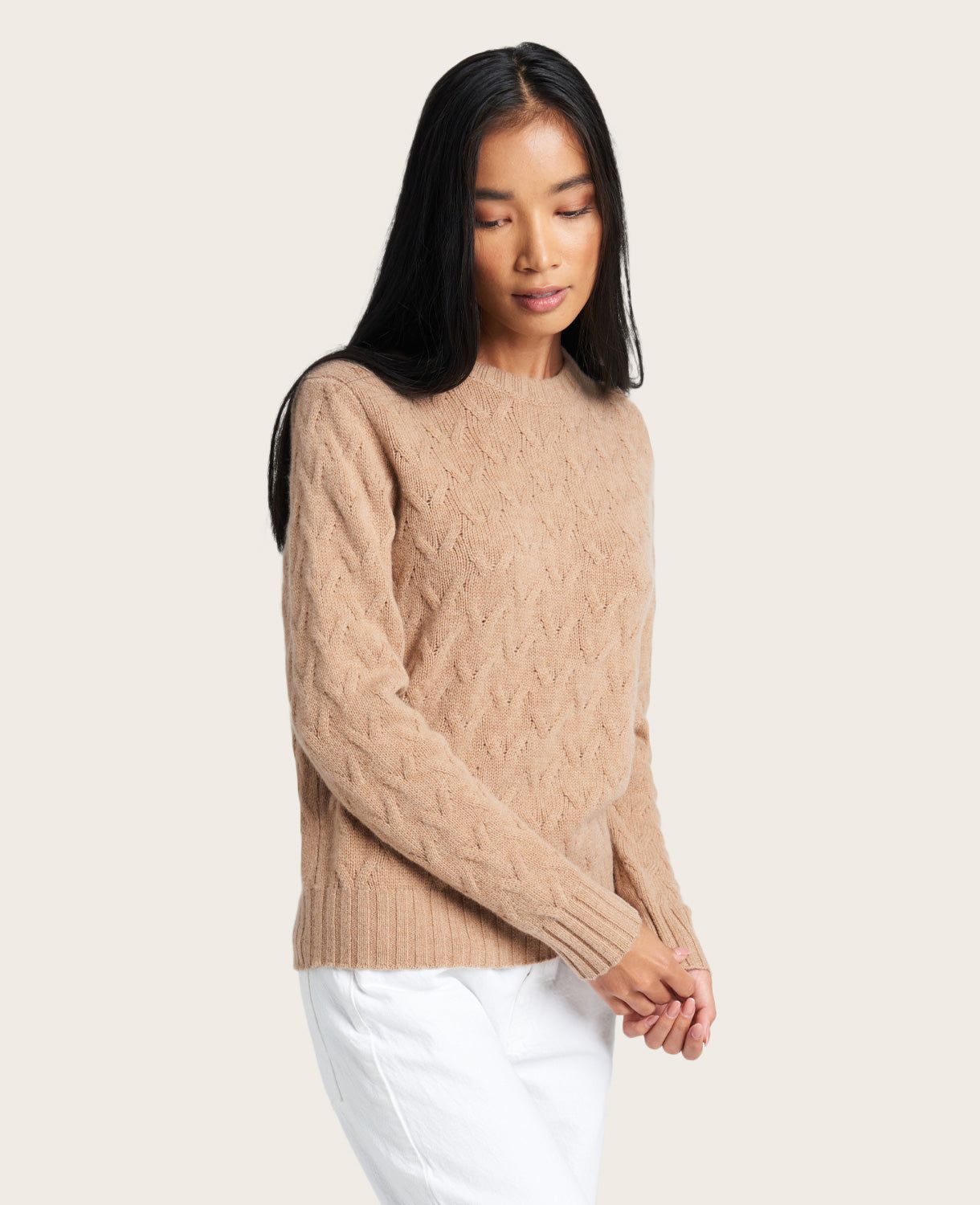 GENTLE SOULS - Site Exclusive! Cable-Knit Cashmere Sweater sold by Kenneth Cole