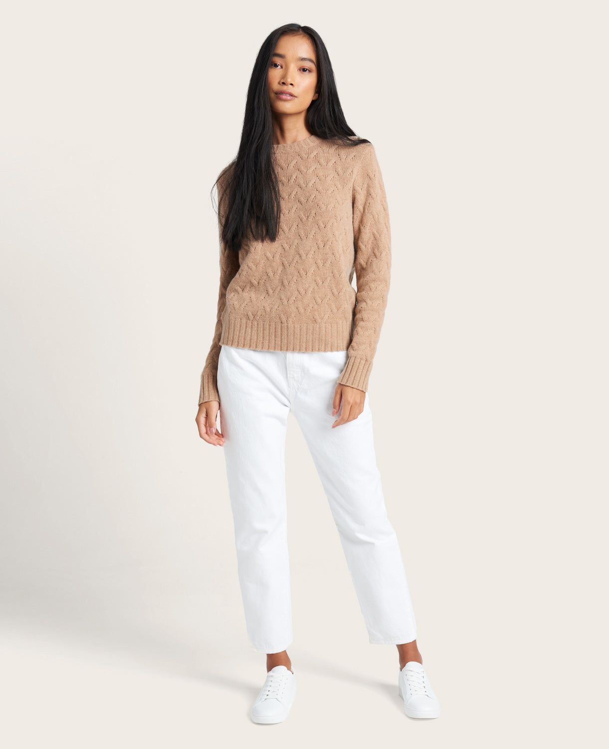 GENTLE SOULS - Site Exclusive! Cable-Knit Cashmere Sweater sold by Kenneth Cole product image thumbnail 2