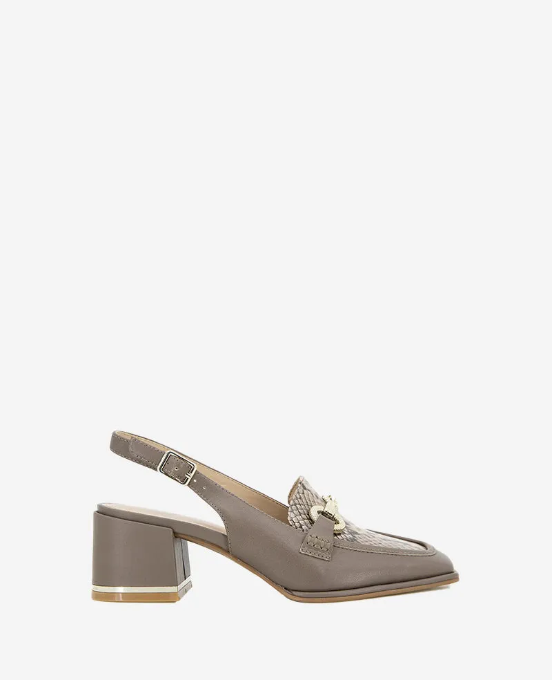 Elina Leather Slingback Loafer sold by Kenneth Cole