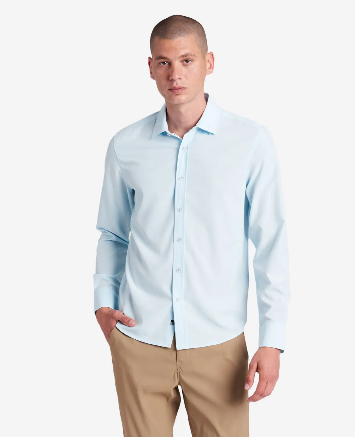 Performance Slim Fit Button Down Shirt sold by Kenneth Cole product image thumbnail 4