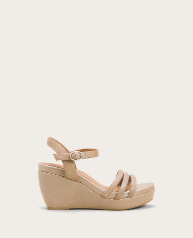 Viki Leather Platform Wedge Sandal sold by Kenneth Cole