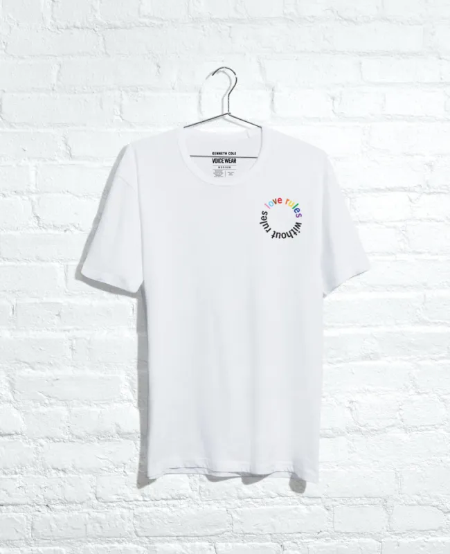 Site Exclusive! Love Rules Without Rules T-Shirt sold by Kenneth Cole