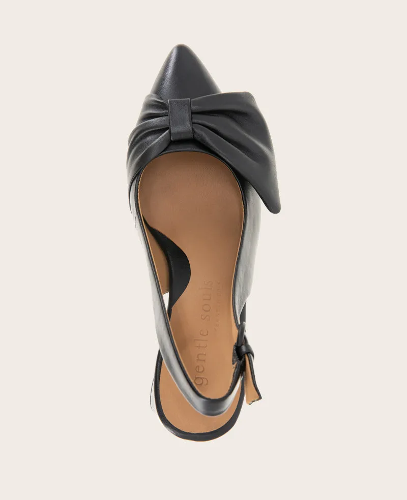 GENTLE SOULS - Diana Leather Bow Slingback Heel sold by Kenneth Cole product image thumbnail 4