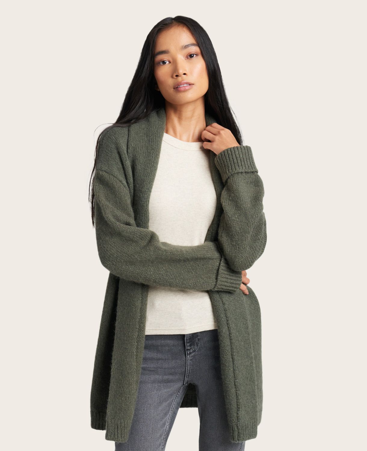 Site Exclusive! Shawl Collar Cardigan sold by Kenneth Cole product image thumbnail 4