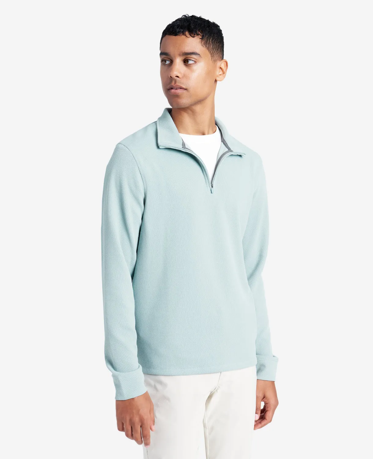 Quarter-Zip Knit Pullover sold by Kenneth Cole