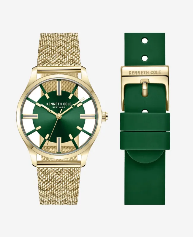 Open Slim Watch with Interchangeable Bracelet Set sold by Kenneth Cole