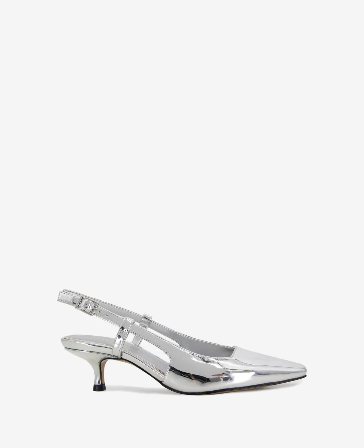 Martha Metallic Slingback Kitten Heel sold by Kenneth Cole