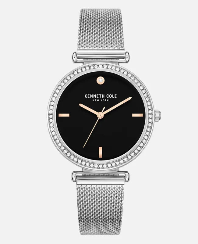 Genuine Diamond Classic Stainless Steel Mesh Watch sold by Kenneth Cole