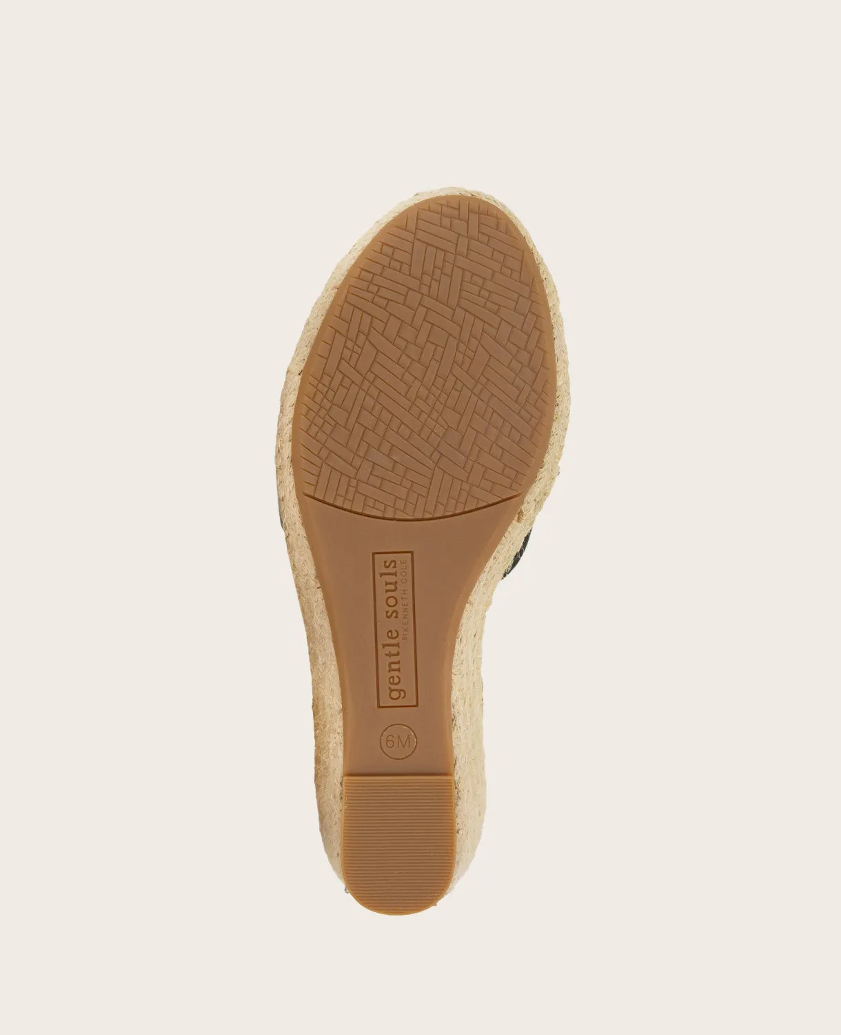 GENTLE SOULS - Charli Suede X-Band Espadrille Wedge Sandal sold by Kenneth Cole product image thumbnail 4