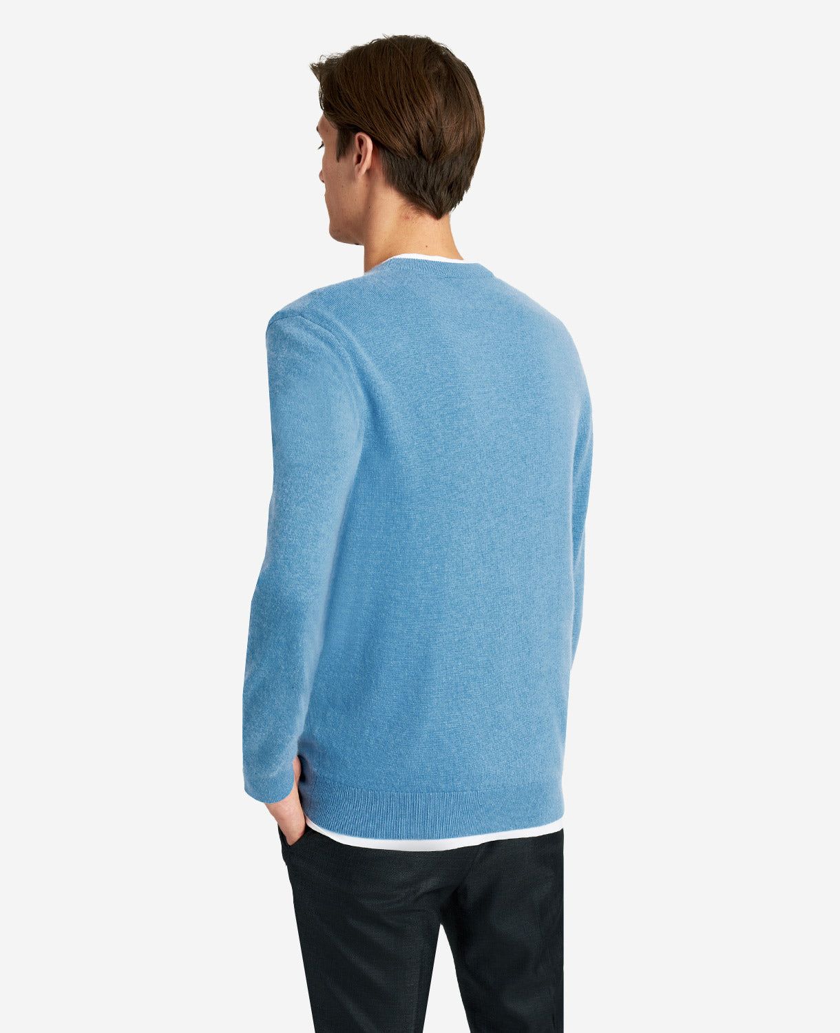Site Exclusive! Crew Neck Cashmere Sweater sold by Kenneth Cole product image thumbnail 5