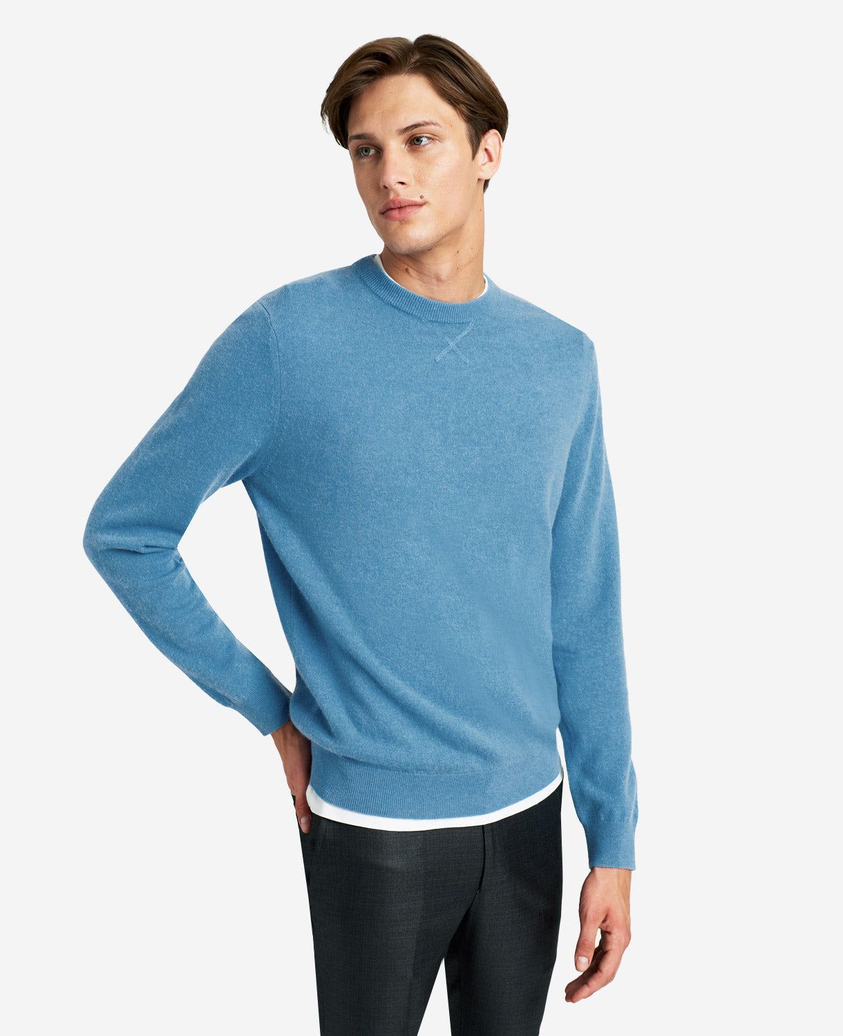 Site Exclusive! Crew Neck Cashmere Sweater sold by Kenneth Cole