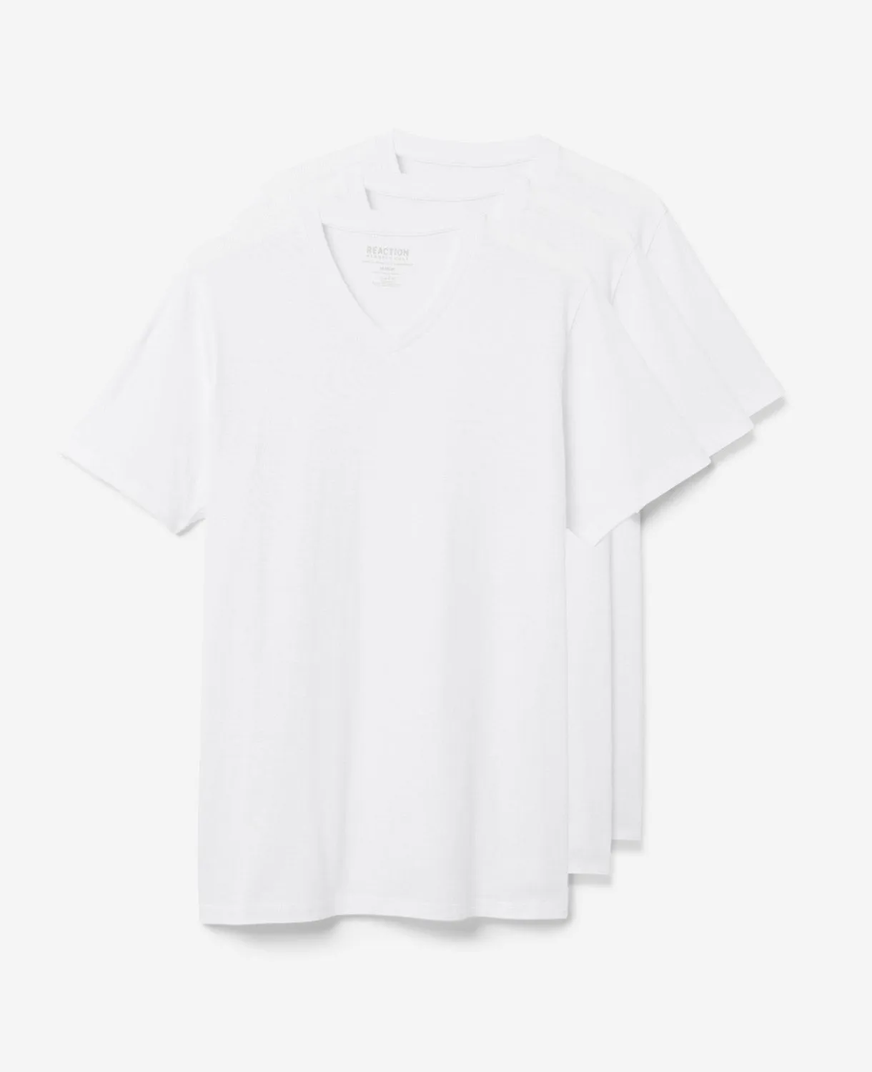 Cotton V-Neck Undershirt 3-Pack sold by Kenneth Cole product image thumbnail 4