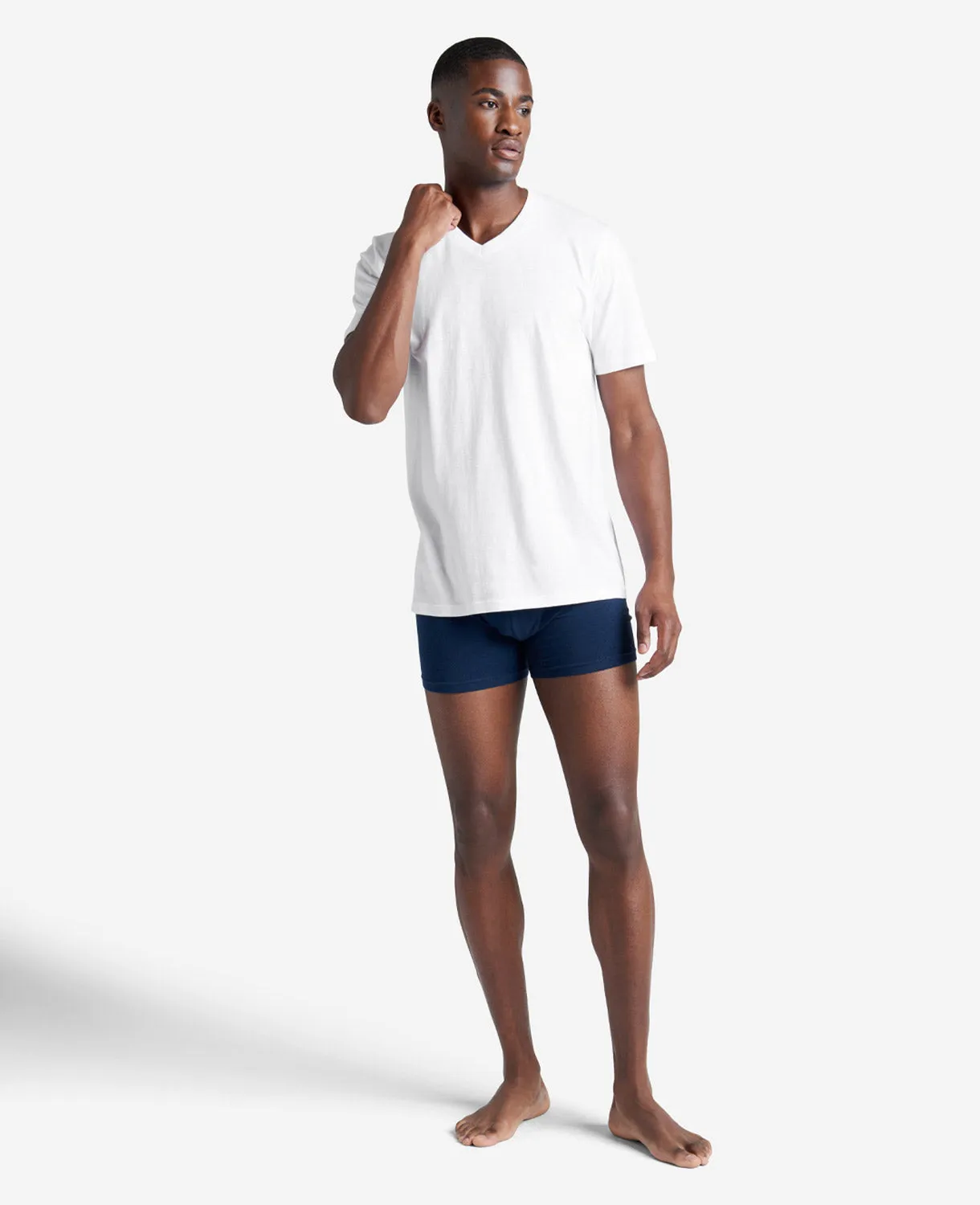 Cotton V-Neck Undershirt 3-Pack sold by Kenneth Cole product image thumbnail 3