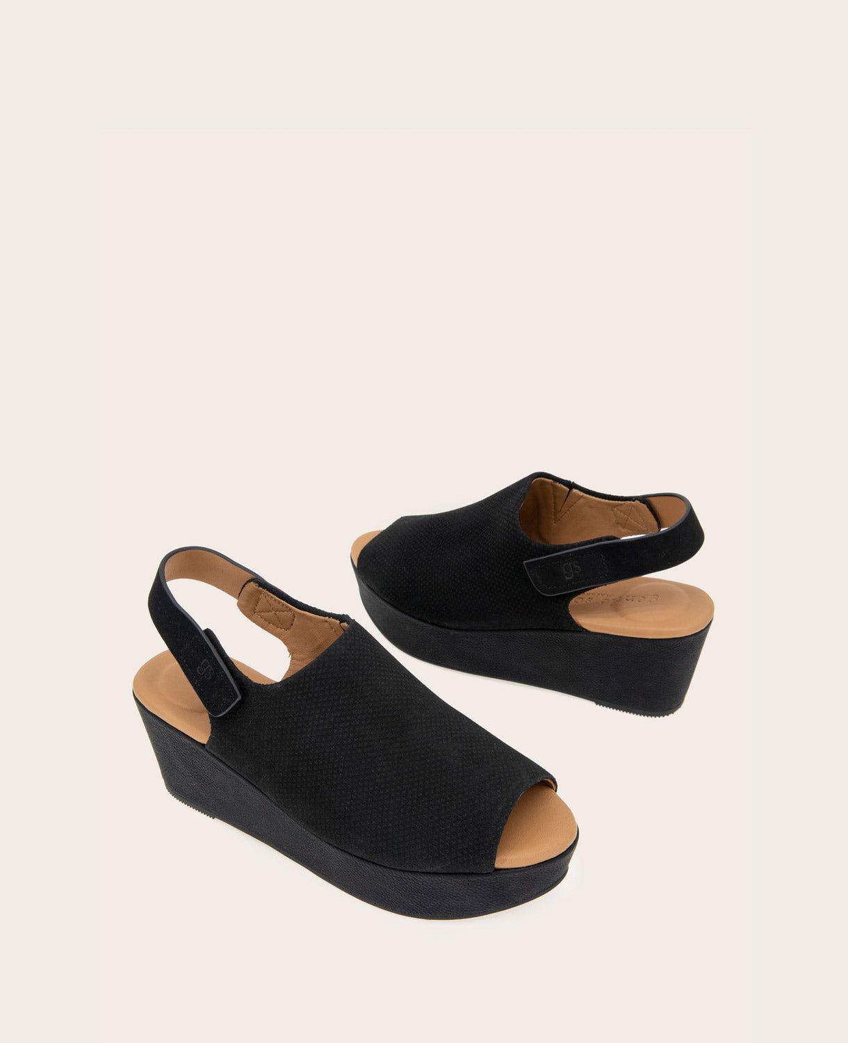 Nyssina Suede Platform Wedge Sandal sold by Kenneth Cole product image thumbnail 2