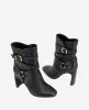 Nellie Leather Buckle Heel Ankle Bootie sold by Kenneth Cole
