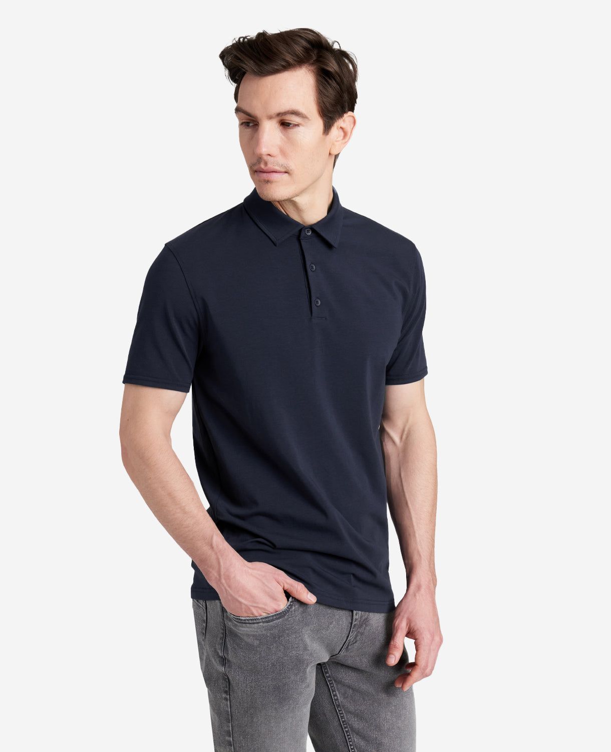 Essential Stretch Knit Polo sold by Kenneth Cole