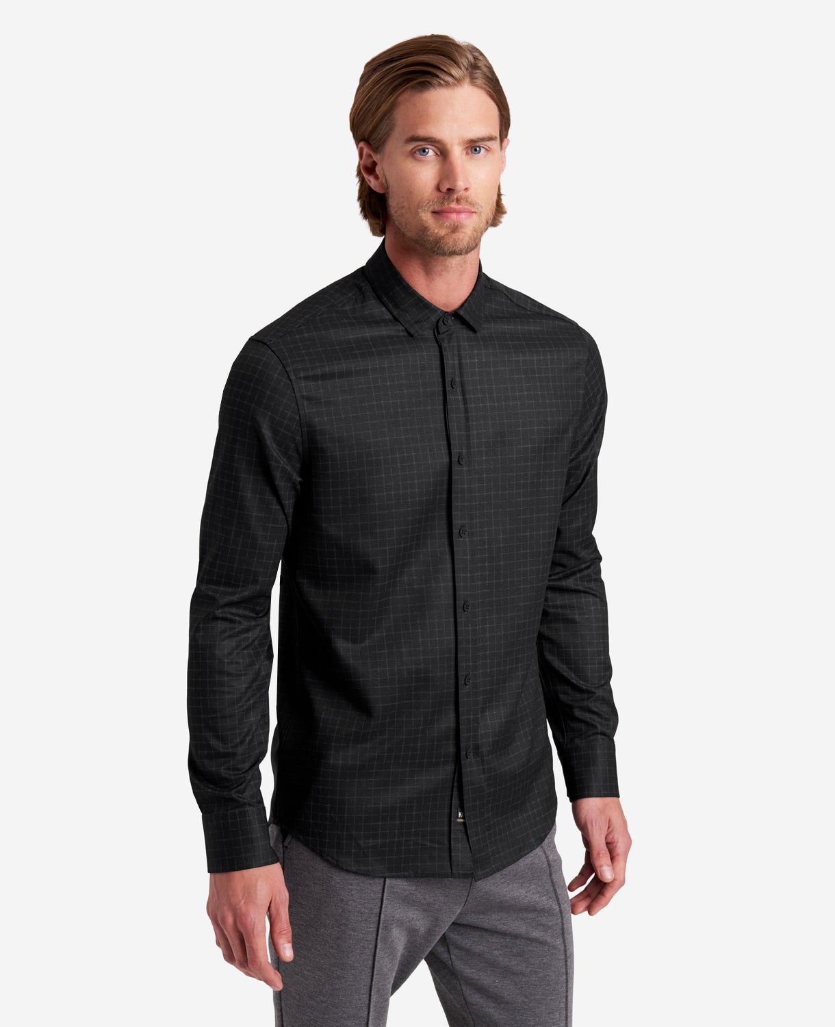 Stretch Print Button-Down Shirt sold by Kenneth Cole