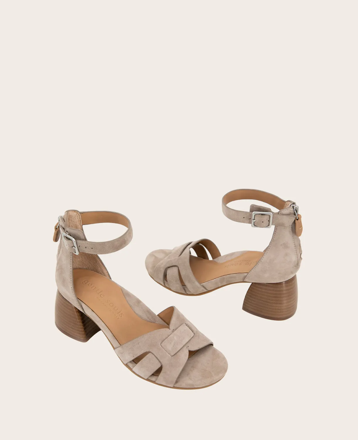 GENTLE SOULS - Myla Suede Heeled Sandal sold by Kenneth Cole product image thumbnail 2