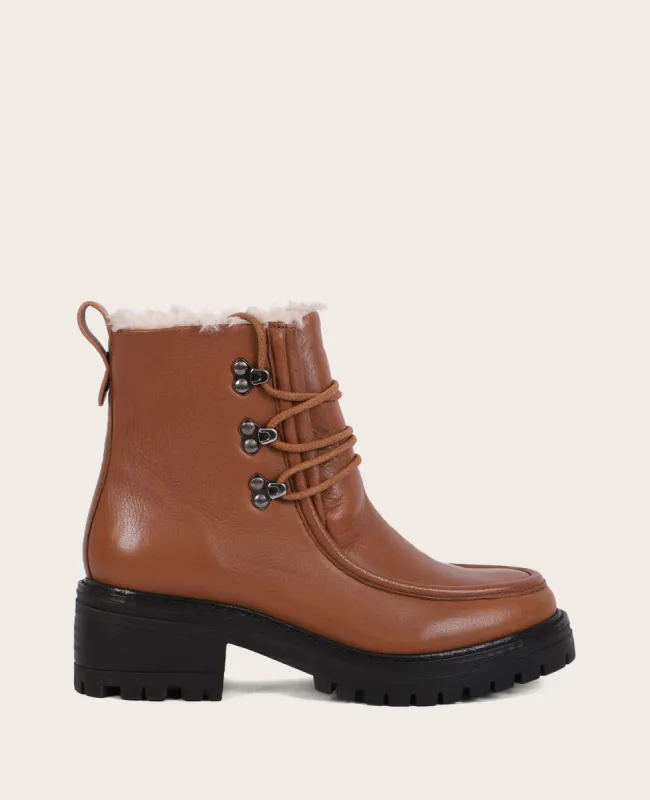Bristol Wallaby Lace Up Bootie sold by Kenneth Cole
