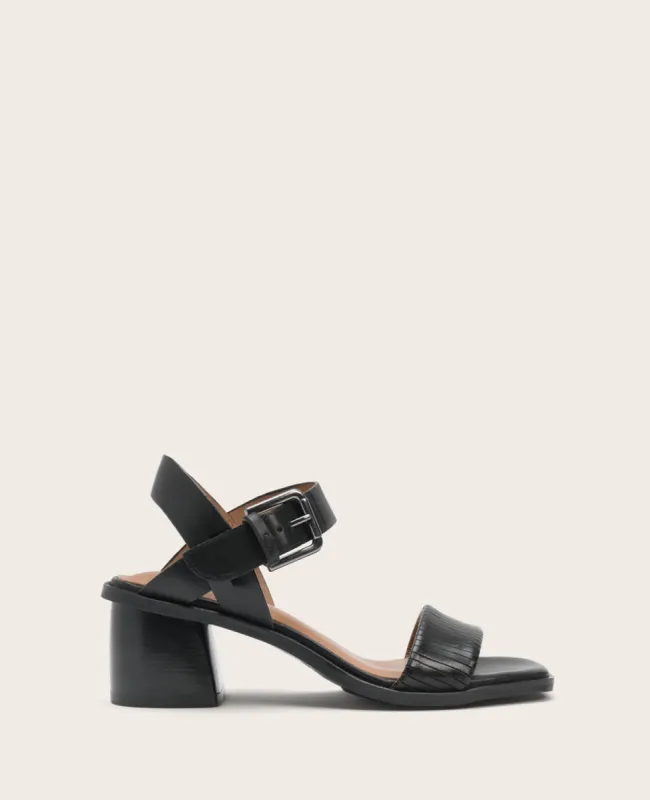 GENTLE SOULS- Maddy Leather Heel Sandal made by Kenneth Cole