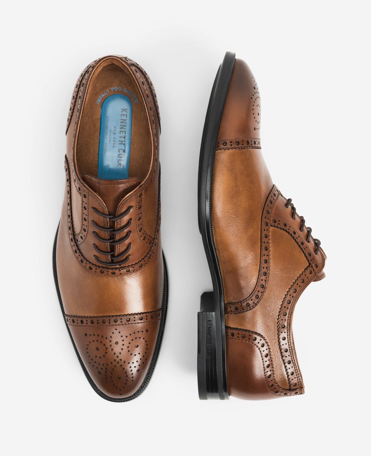 Futurepod Leather Lace-Up Oxford with Medallion Cap Toe sold by Kenneth Cole product image thumbnail 4