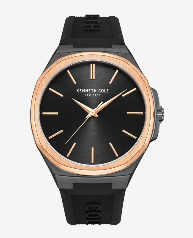 Modern Classic Automatic Watch with Silicone Strap sold by Kenneth Cole