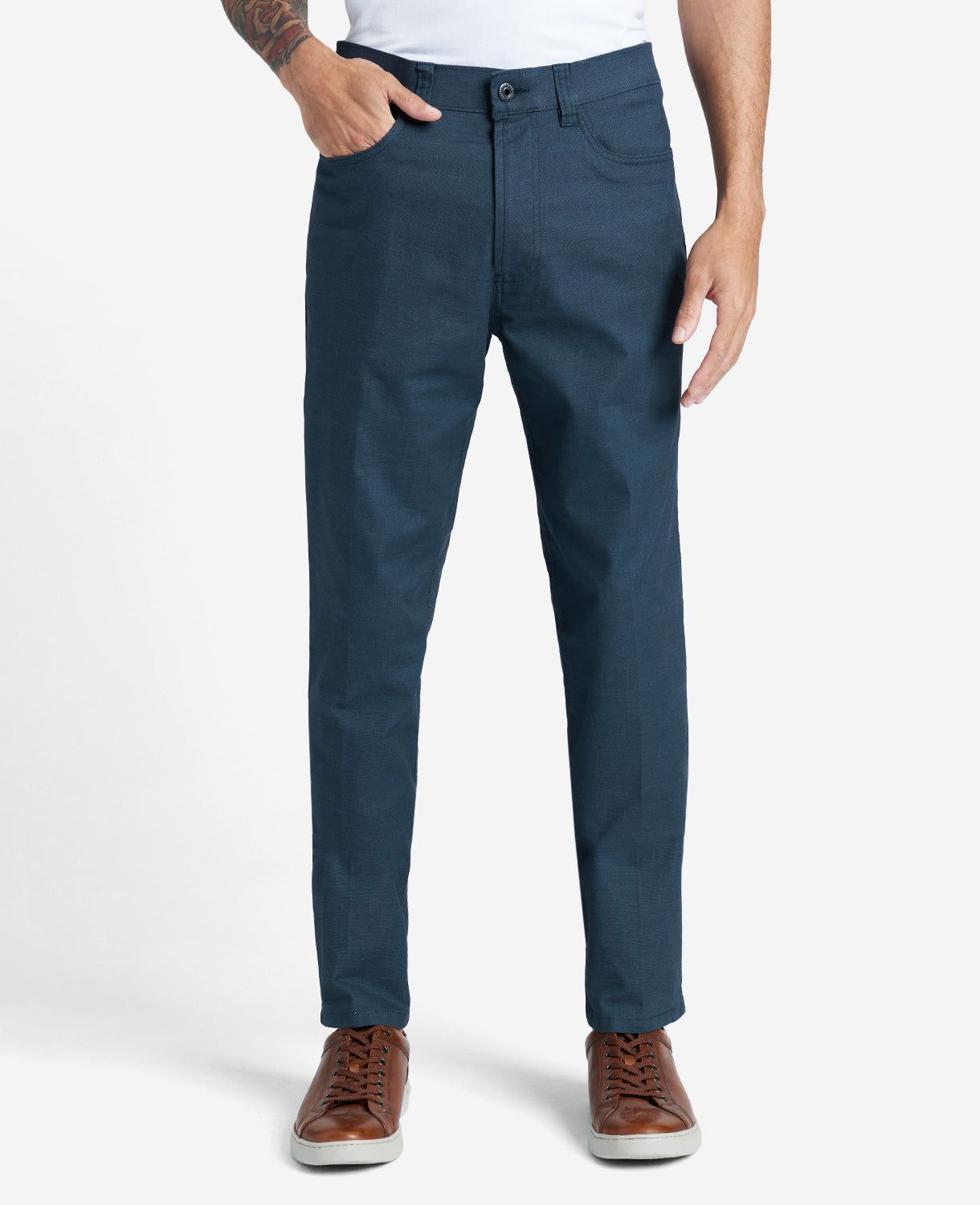 Stretch Slim Fit Flex Waistband Chino Pant sold by Kenneth Cole product image thumbnail 4