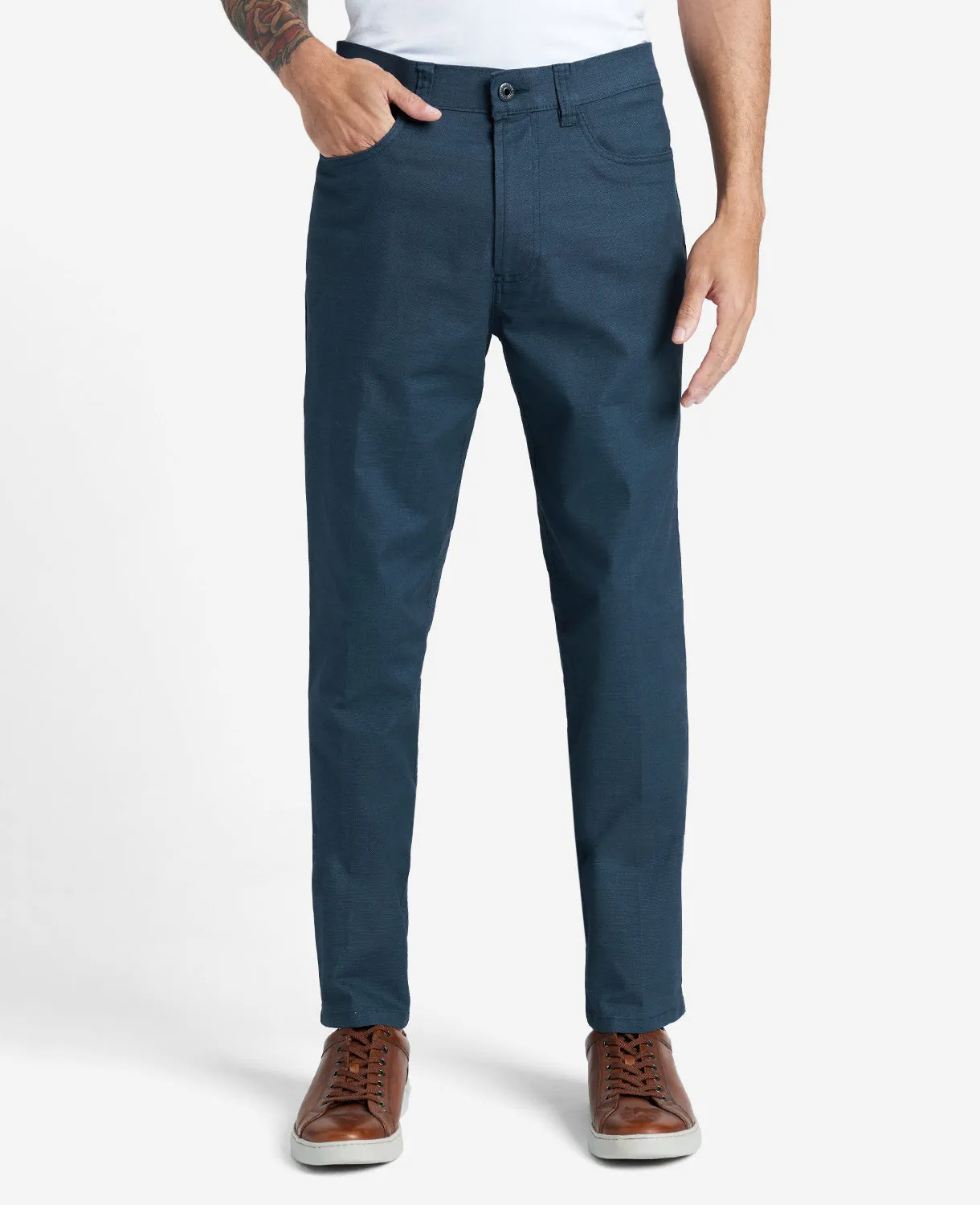 The 5-Pocket Stretch Pant with Flex Waistband sold by Kenneth Cole product image thumbnail 4