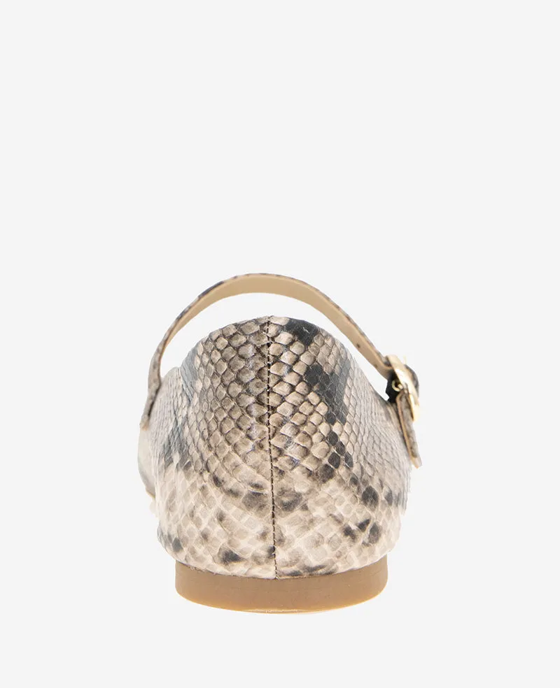 Jasper Snakeskin Leather Ballet Flat sold by Kenneth Cole product image thumbnail 3