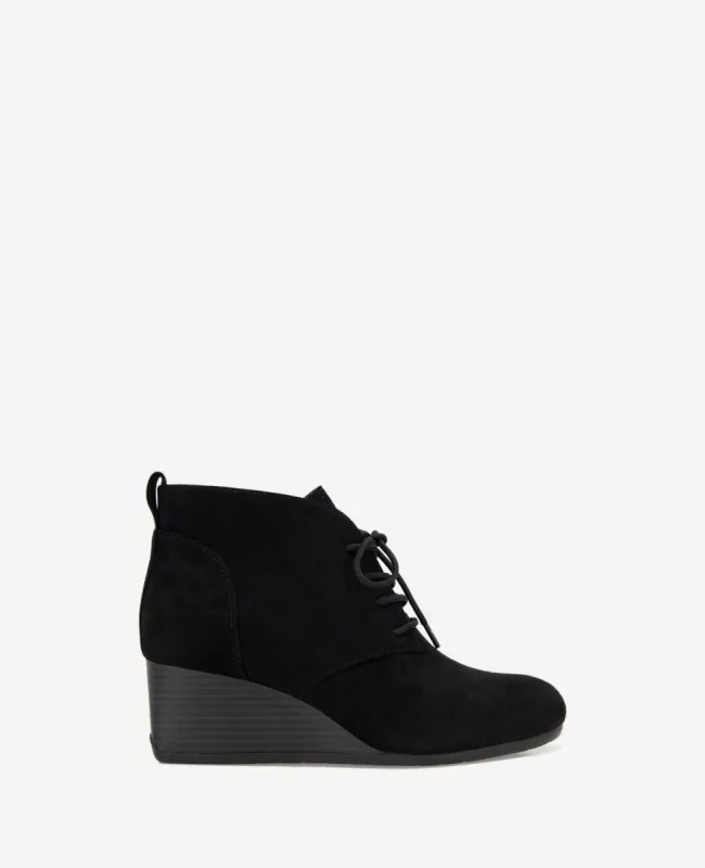 Deka Lace-Up Wedge Bootie sold by Kenneth Cole