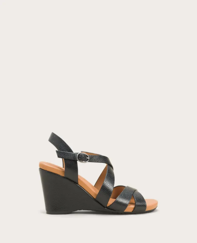 Isla Leather Wedge Sandal sold by Kenneth Cole