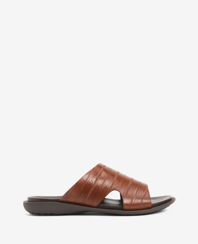 Sand-Y Beach Textured Leather Slide Sandal sold by Kenneth Cole