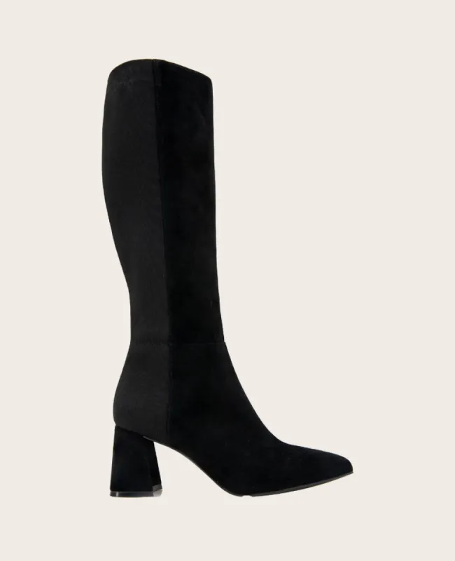 GENTLE SOULS - Dionne Suede Elastic Heel Boot made by Kenneth Cole